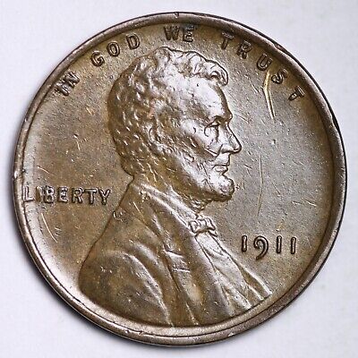 1911 Lincoln Wheat Cent Penny CHOICE UNC *UNCIRCULATED* MS FREE P/H E186 JB