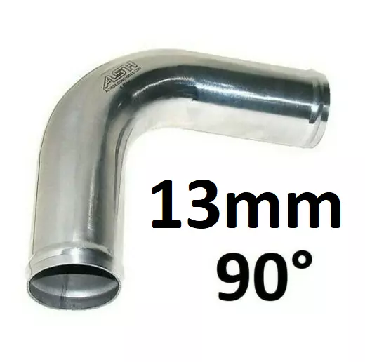 Aluminium Alloy Intake Pipe 13mm 0.5" Inch x 90 Degree Elbow Mandrel Bend 1/2"