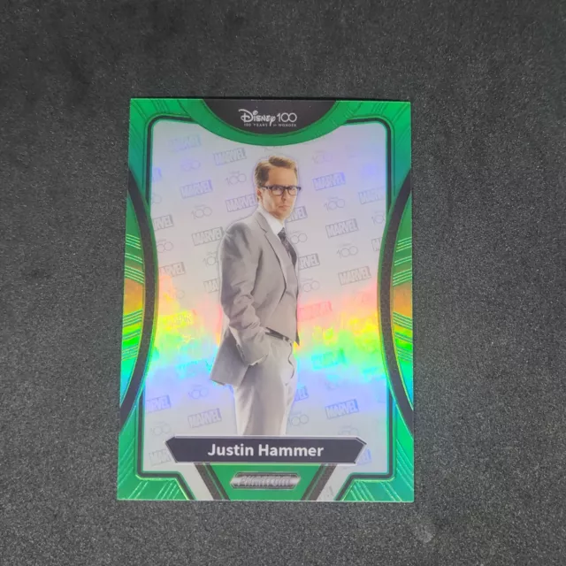 2023 Kakawow Marvel Phantom Disney 100 Justin Hammer Green Refractor 13/20