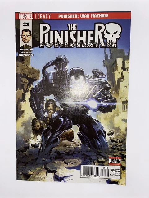 The Punisher Vol 11 #218 Variant 219 220 221 222 223 NM 1st Prints! Marvel 2018 6