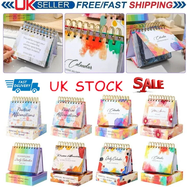 DAILY CALENDAR 2024 Motivational Desk Calendar 2024 Mini Calendar UK £