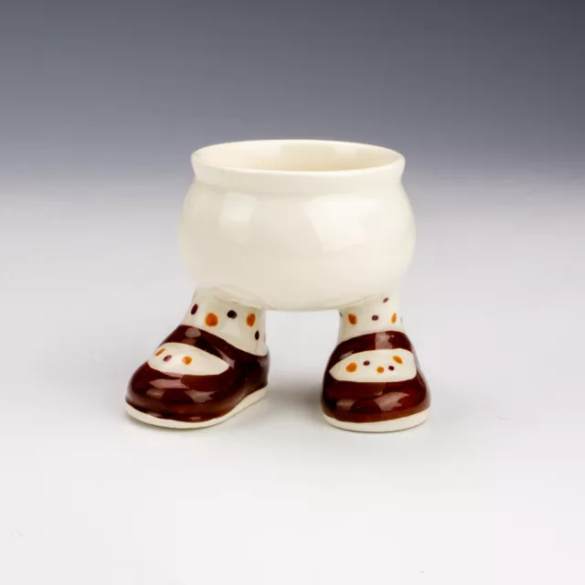 Vintage Carlton Ware Pottery - Walking Wear Egg Cup - With Brown Sandals