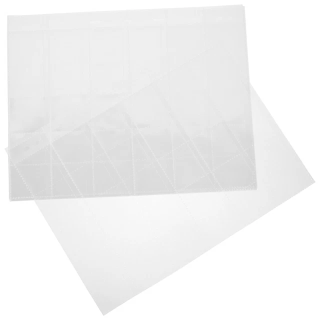 10 Blatt Münzstempel-Albumseiten, Münzsammelbuch-Ersatzseiten, keine Außenhülle