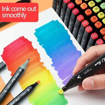 Juego de bolígrafos marcadores de colores lápiz lápiz dibujo boceto arte suministros papelería