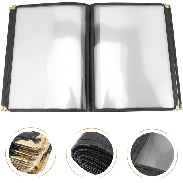 Transparent Clear List Menu Cover Restaurant Menu Restaurant Indoor List Menu