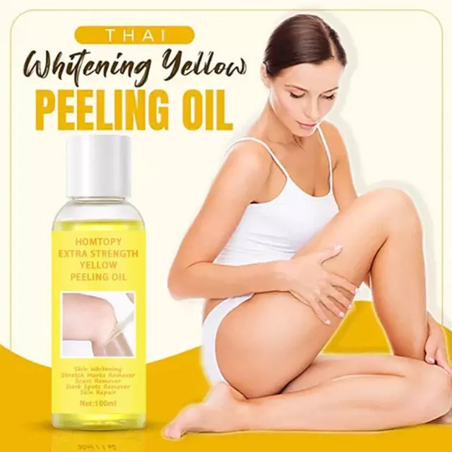 "Aceite exfoliante naranja nudillos blanqueador amarillo exfoliante"