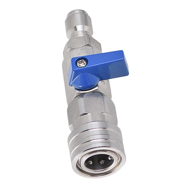 Valve à Aiguille Laiton 1/4 Pouces - Lot De 5 Pièces Rechange Compresseur Air Vanne Flotteur