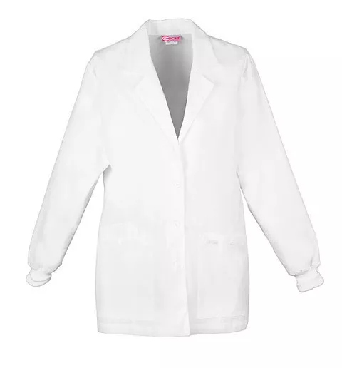 Cherokee Scrubs 30" Lab Coat 1302 WHT White Free Shipping