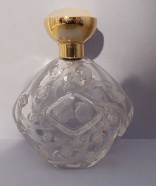 Lalique Glass Perfume Bottle Le Baiser 50 Mls Empty 3