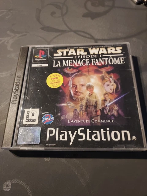 Jeu PC Star Wars Épisode 1 : La Menace Fantôme - Version Française Complète - 1999 - En Très Bon état