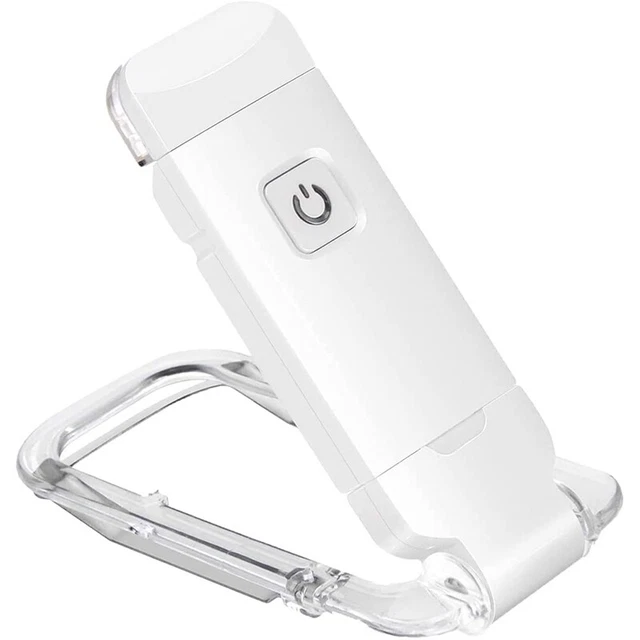 USB Rechargeable Book Light, Reading in Bed,LED Clip on Book Readin S6X5