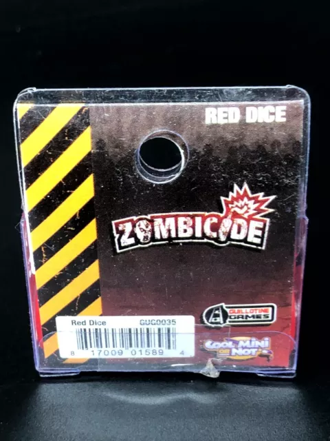 Zombicide - Red Dice Pack - Rote Würfel - Dice Set - Season 2 Fugitive Pack 2