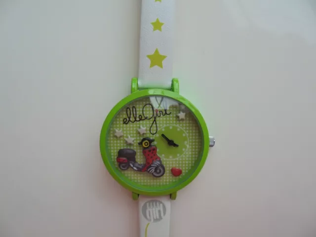ELLE GIRL WATCH scooter eye catching excellent present 6.99