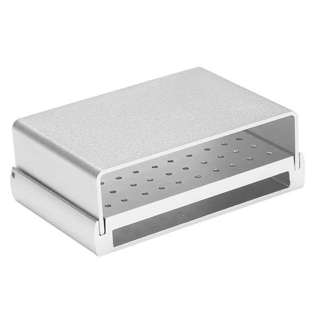Box 58-Hole Aluminum Alloy Dental Bur Box High and Low Speed Mobile6946