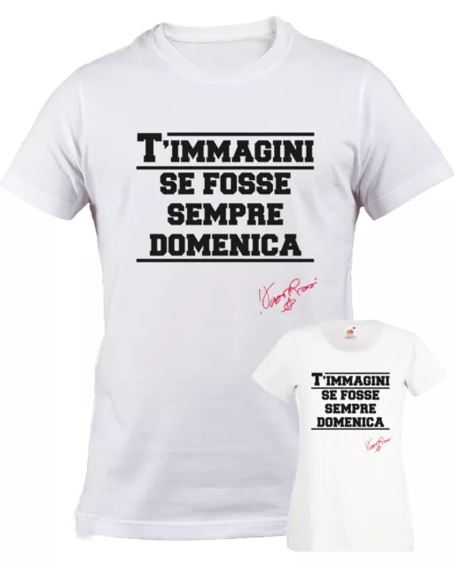 T-shirt Vasco T'immagini vasco rossi blasco ottimo cotone bianca uomo donna