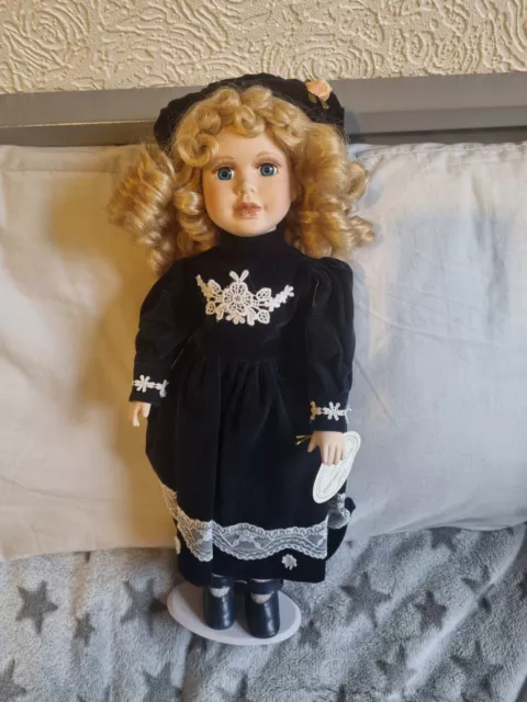 The Knightsbridge Collection Porcelain Doll - Janice