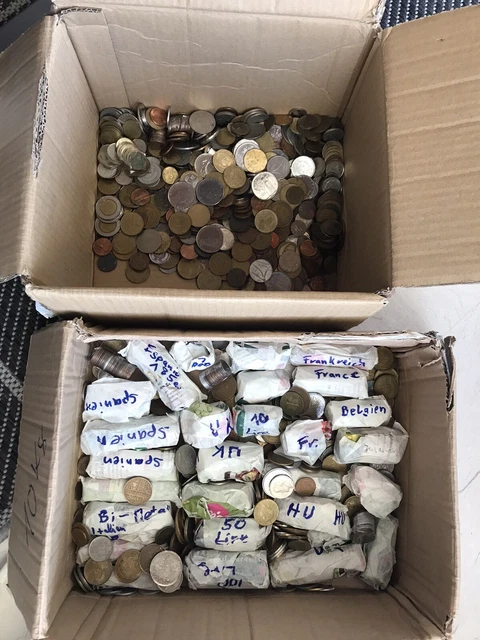 Ca. 8 kg Kilogramm Alte Münzen  Lot Konvolut 2