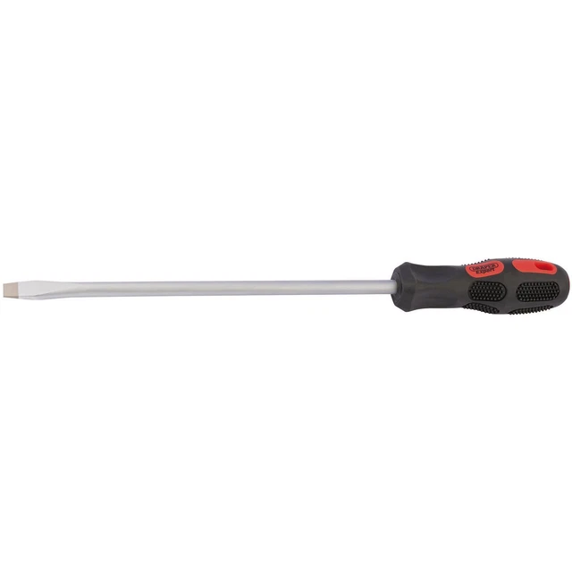 Draper 1x Expert 9.5mm x 250mm Plain Slot Flared Tip Long Pattern Screwdriver