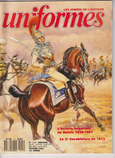 Uniformes N°111 Escorte Imperiale Russie 1828-81 / Grognard Haillons / Calot Esp