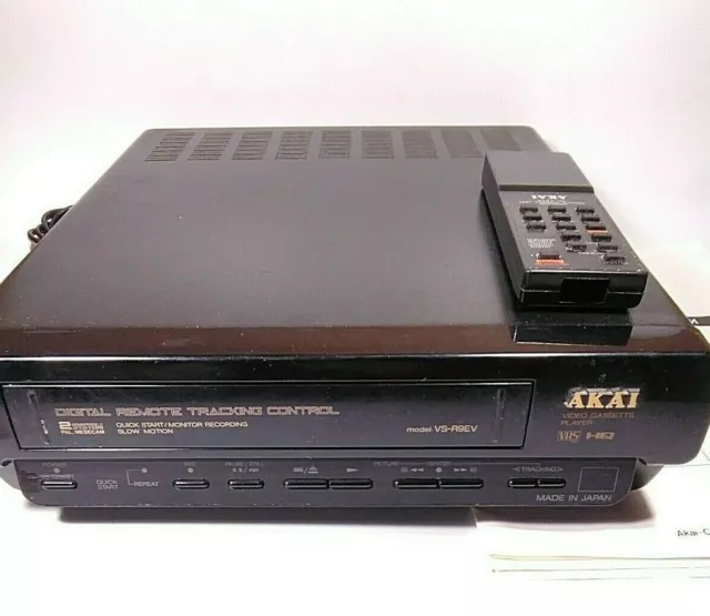 Magnétoscope Lecteur cassette enregistreur recorder VHS Akai VS