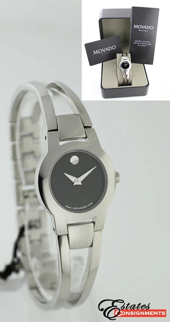 Movado Amorosa 84 E4 1842 Orologio da donna in acciaio inox