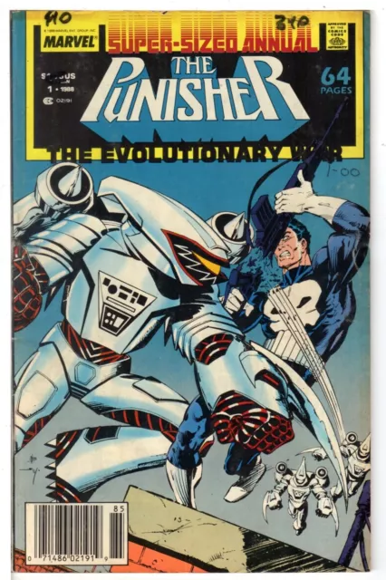PUNISHER (Vol 2) ANNUAL #1 VG/FN Texeira pencils Scott Williams INKS MARVEL 1987