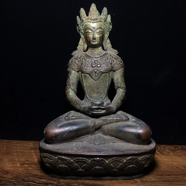 Chinese Exquisite Handmade Guanyin Bronze Statue
