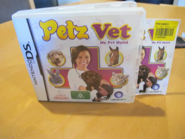 Nintendo DS - Petz Vet: My Pet Hotel game - Pre-Owned - Good Condition