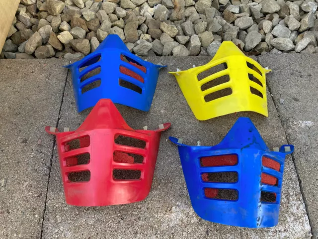 A'ME Racing mask replacement red, blue BMX Old School 1980's loose