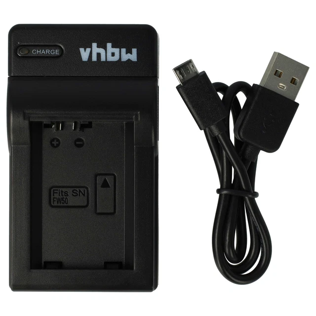 Chargeur pour Sony Cybershot DSC-RX10 III, DSC-RX10 IV, DSC-RX10, DSC-RX10 II