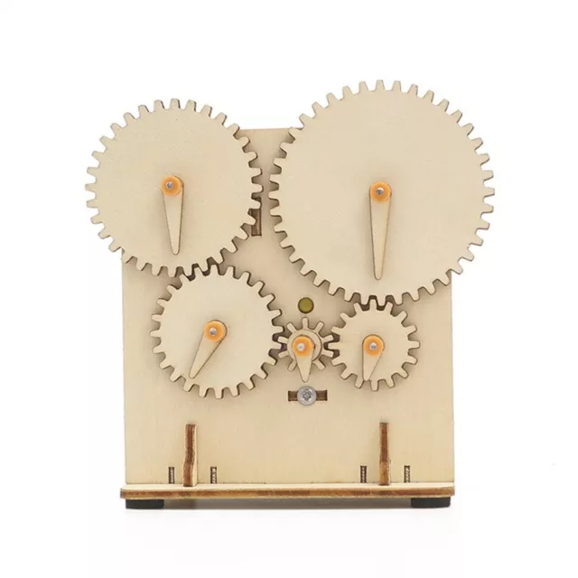 DIY Wooden Electric Gear Wheel Science Experiment Technology Puzzle Kit9804