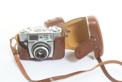 Agfa MACCHINA fotografica SILETTE I AGFA PRONTOR 125 con custodia PELLE VEDI FOTO 
