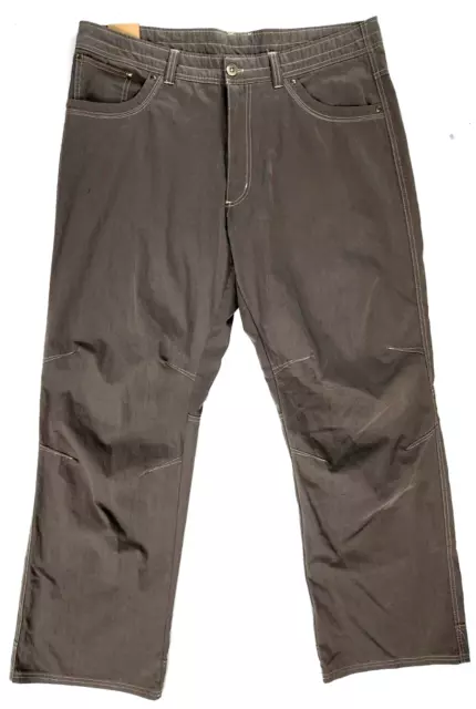 Pacific Trail Pants Men’s Size 40x30 Brown Cotton-Nylon Hiking Outdoors 5-Pocket