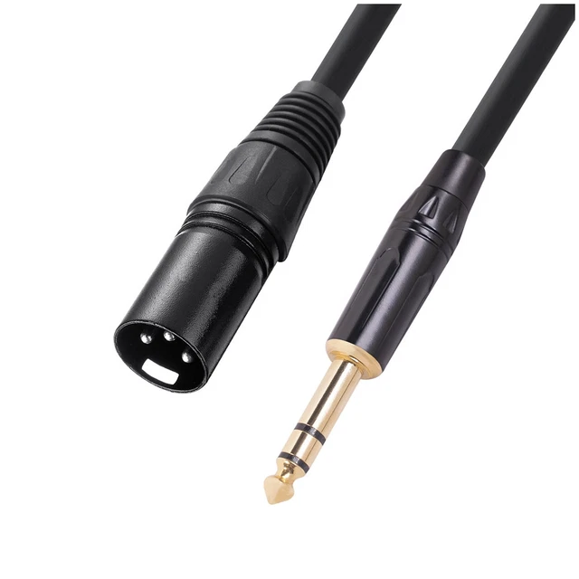 Lot De 6 Câbles Microphone XLR Mâle/femelle – 30 Cm, 6 Couleurs, Conducteur OFC, Pour Audio Professionnel - 12