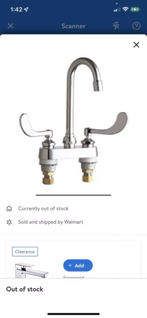 Chicago Faucets 895-317XKABCP - Bathroom Sink Faucets Faucet