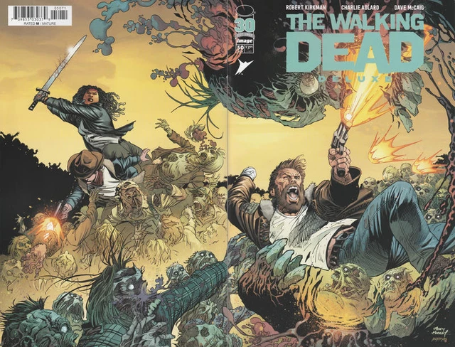 Walking Dead Dlx #50 Cvr G Wraparound Kubert & Anderson (Mr) Image Comics