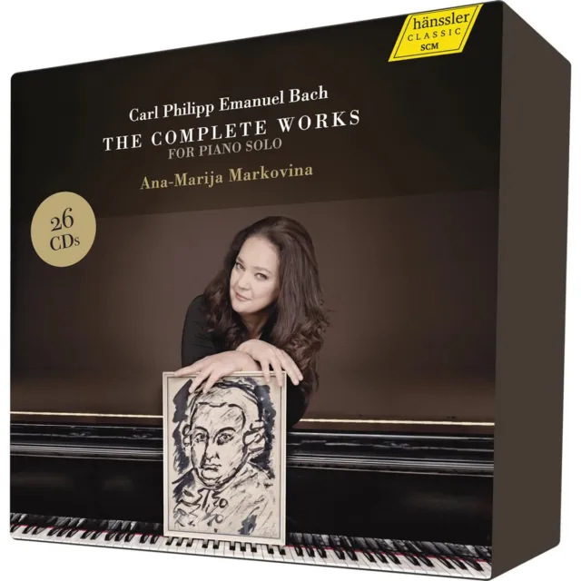 Bach • The Complete Works For Piano Solo • Markovina • Hänssler • 26Cd Box • New