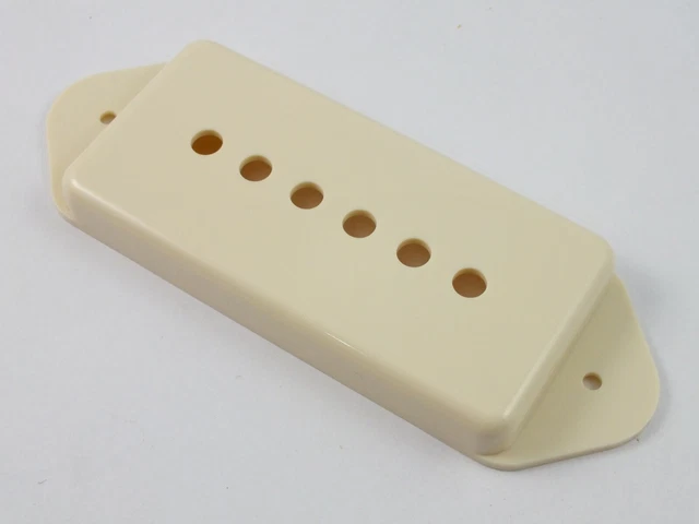 OS Blanc P90 Chien Oreille Capteur Housse pour Gibson LP Junior Guitare