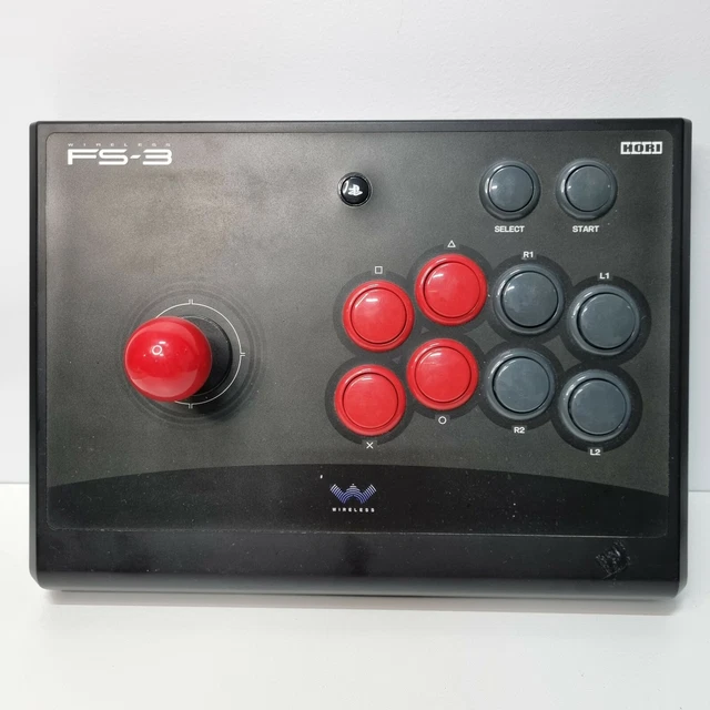 Hori FS3 Wireless Arcade Fight Stick Joystick PS3 NO DONGLE