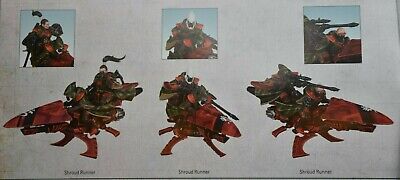 WARHAMMER 40K-Eldar/aeldari 3 SUDARIO corridori NUOVO 