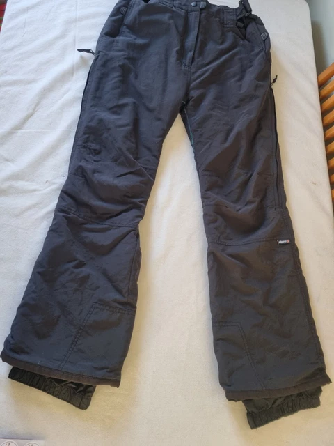 Alpine A Black Ski Outerwear Trousers Size Med Unisex Snow, Winter, Skiing