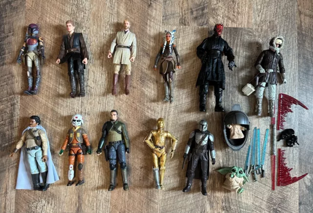 Rare Star Wars Rebels Black Series - and more - loose lot - 13 figures