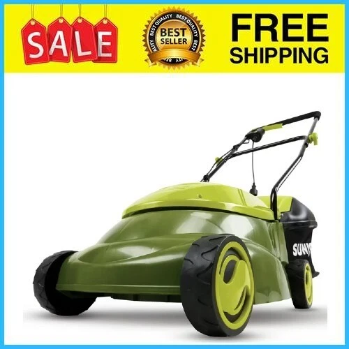 SUN JOE CORDED Electric WalkBehind Push Lawn Mower, 14inch, 12Amp, 3