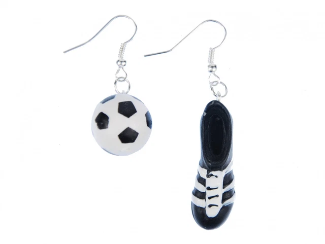 Fußball Fußballschuh Ohrringe Miniblings Hänger WM Schuhe Turnschuhe Kicker EM