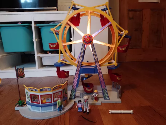 Playmobil ferris wheel with lights top