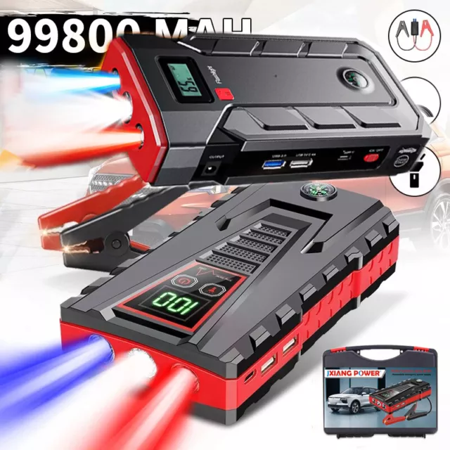 Powerbank Auto KFZ Starthilfe Jump Starter 99800mAh 5000A Booster Powerbank  PKW