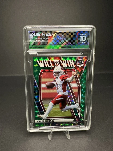 2021 Panini Mosaic - Will to Win Mosaic Green Prizm #WW-3 Kyler Murray