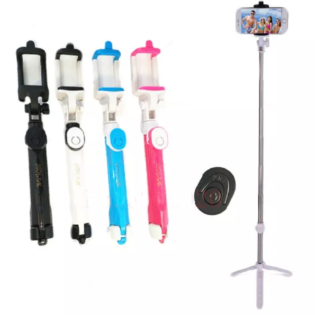 3in1 Extendable Selfie Stick Tripod With Bluetooth for iPhone Samsung and Phones