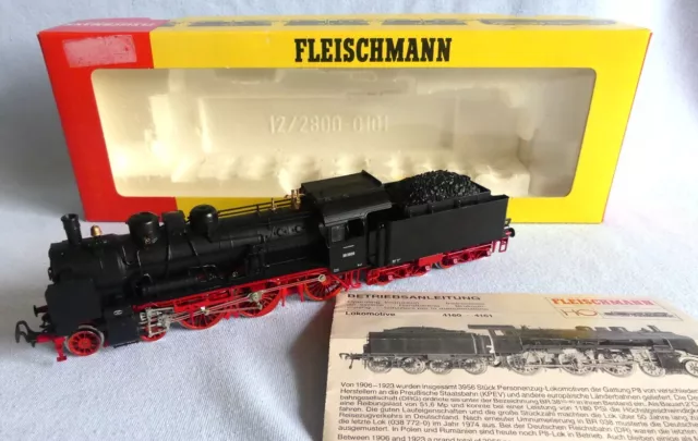 Fleischmann HO 4160 Gleichstrom Lok mit Tender BR. 38 DR analog