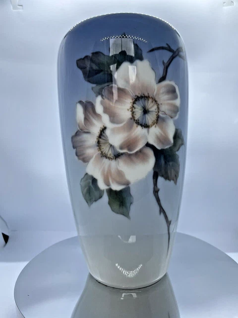23 cm Blumen- & Schmetterlingsvase Royal Copenhagen Dänemark 2630-1049 UK VERKÄUFER